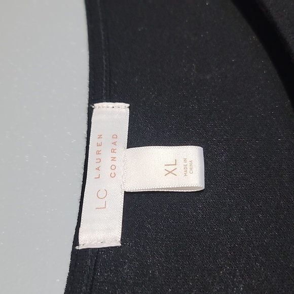 LC Lauren Conrad Bell Sleeve Black Sheer Dress - Picture 4 of 8